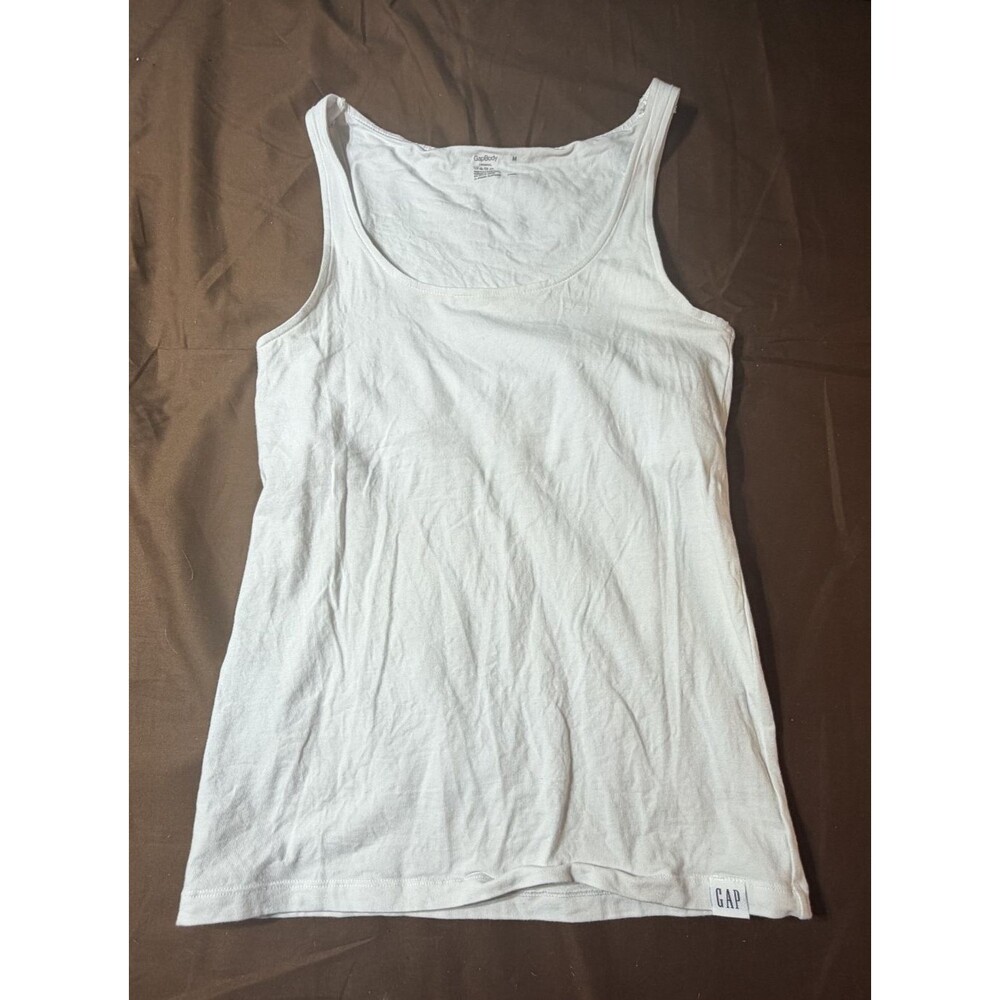 Gap Women's Modern Pullover Tank Top Size M White Casual Sleeveless